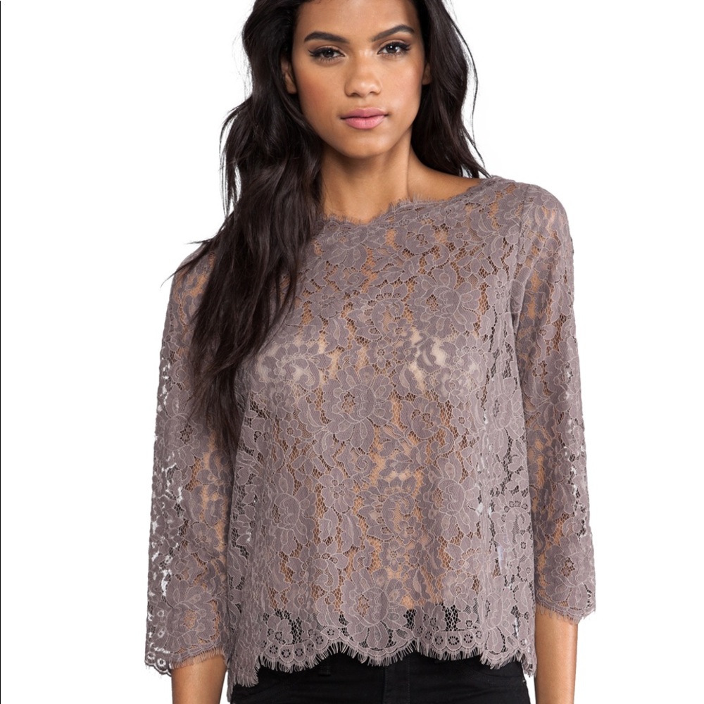 Joie Elvia Lace Blouse